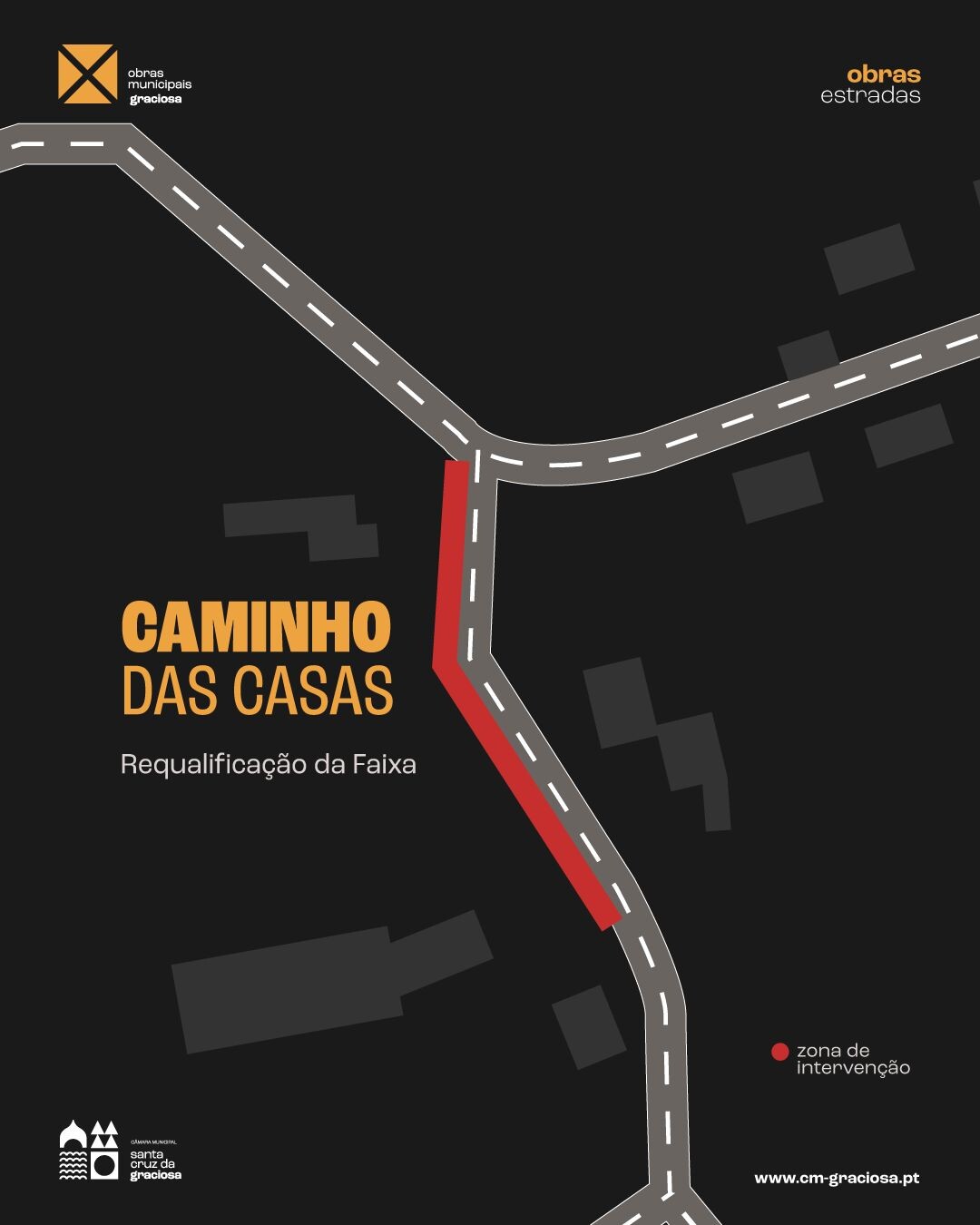 EMPREITADAS | Empreitada de Reabilitação de Faixa no Caminho das Casas