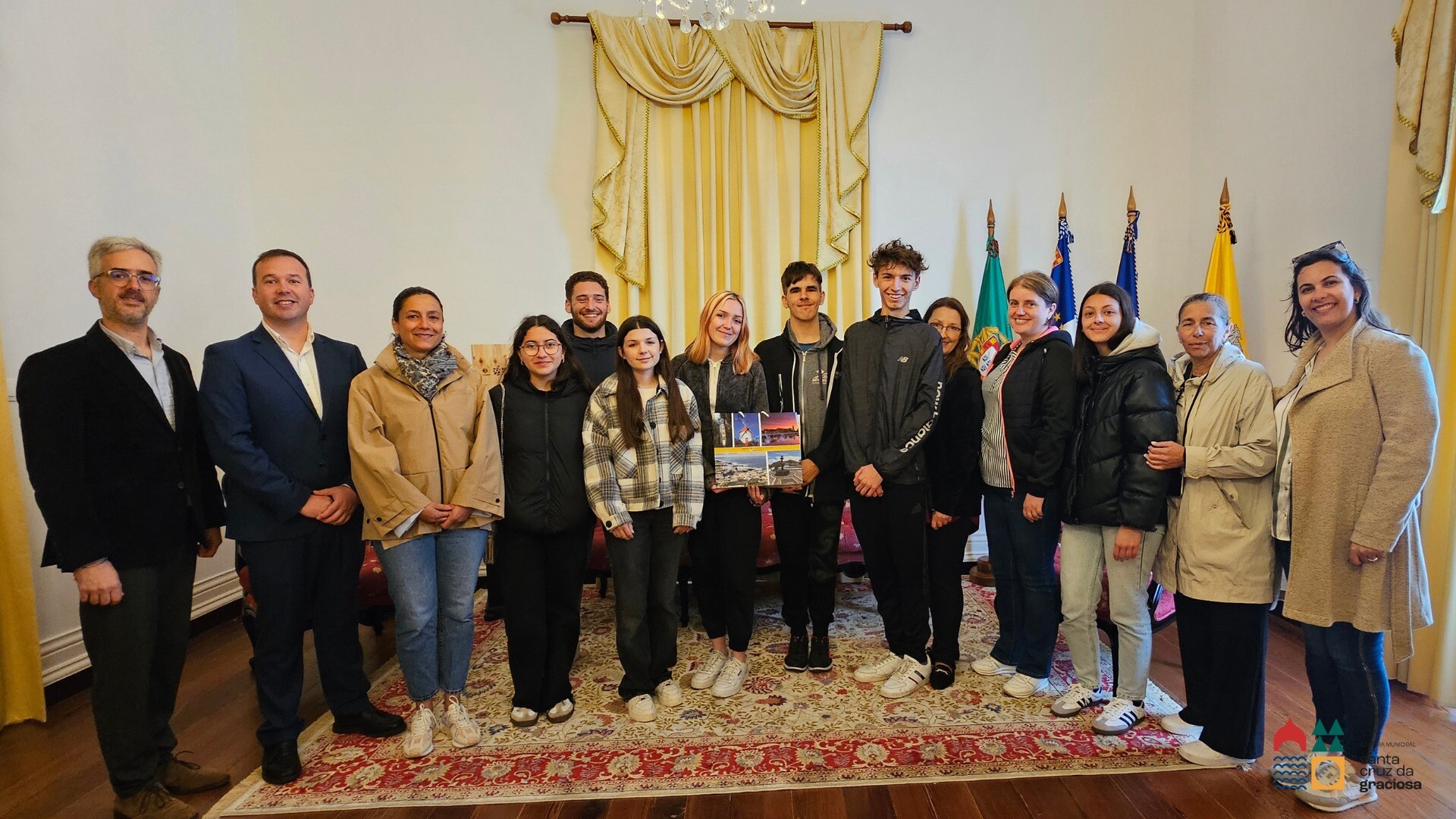 RECEPÇÃO A ALUNOS DA POLÓNIA